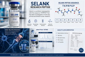 Selank research peptide